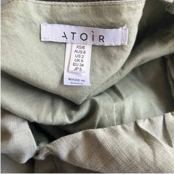 Atoir Perfect Places Asymmetrical Mini Dress Green - Picture 7 of 8